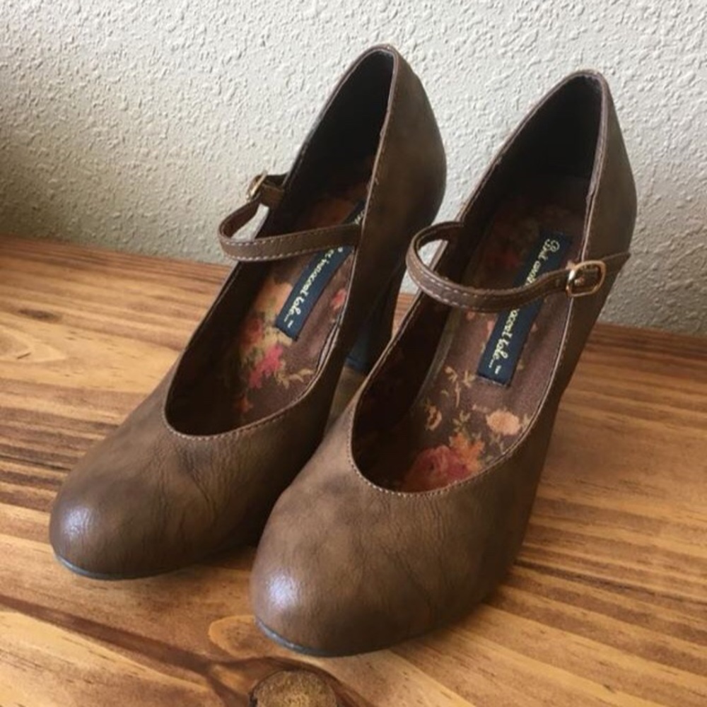 But Another Innocent Tale Leather Mary Janes